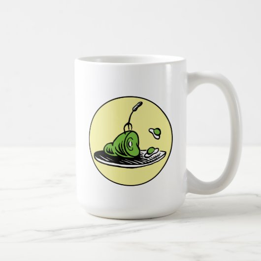 Dr. Seuss | Grüne Eier und Schinken Icon Kaffeetasse (Rechts)