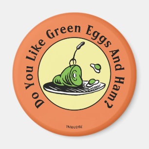 Dr. Seuss   Grüne Eier und Schinken Icon Magnet