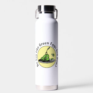 Dr. Seuss   Grüne Eier und Schinken Icon Trinkflasche