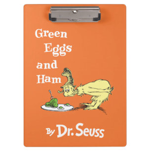 Dr. Seuss   Grüne Eier und Schinken Klemmbrett