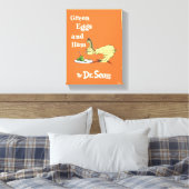 Dr. Seuss | Grüne Eier und Schinken Leinwanddruck (Insitu (Schlafzimmer))