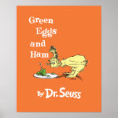 Dr. Seuss | Grüne Eier und Schinken Poster (Vorne)