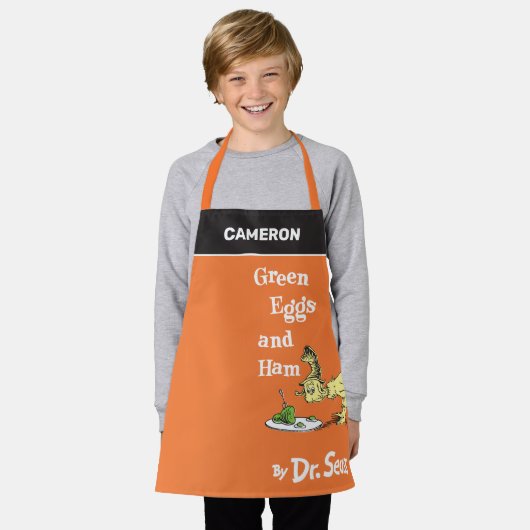 Dr. Seuss | Grüne Eier und Schinken Schürze (Getragen)