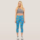 Dr. Seuss | Grüne Eier und Schinken Storybook Must Capri Leggings (Vorderseite)