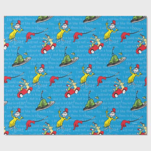 Dr. Seuss | Grüne Eier und Schinken Storybook Must Geschenkpapier (Flach)