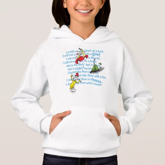 Dr. Seuss | Grüne Eier und Schinken Storybook Must Hoodie (Vorderseite)