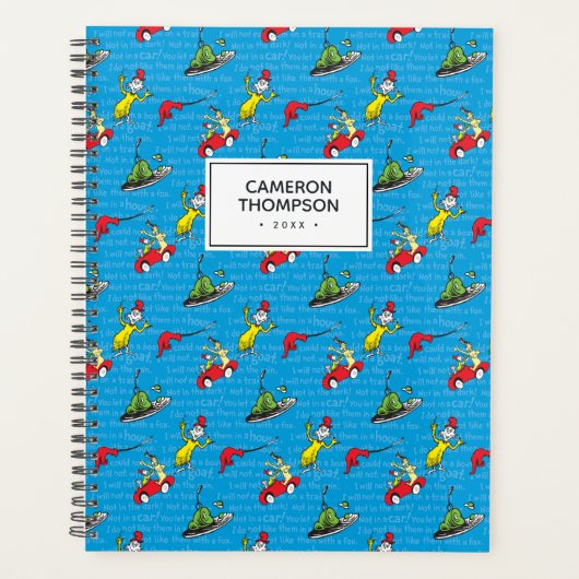 Dr. Seuss | Grüne Eier und Schinken Storybook Must Planer (Vorderseite)