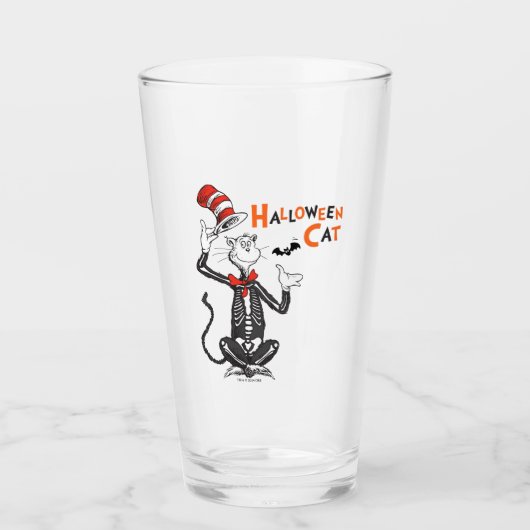 Dr. Seuss | Halloween Cat in the Hat Glas (Vorderseite)