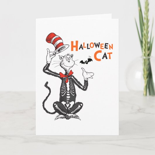 Dr. Seuss | Halloween Cat in the Hat Karte (Vorderseite)