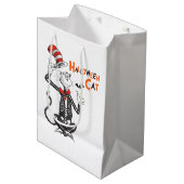 Dr. Seuss | Halloween Cat in the Hat Mittlere Geschenktüte (Vorderseite Schrägansicht)