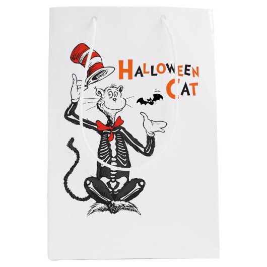 Dr. Seuss | Halloween Cat in the Hat Mittlere Geschenktüte (Vorderseite)