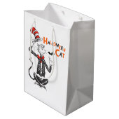 Dr. Seuss | Halloween Cat in the Hat Mittlere Geschenktüte (Rückseite Schrägansicht)