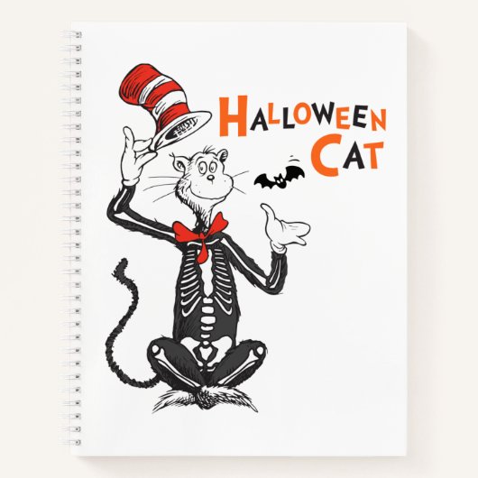 Dr. Seuss | Halloween Cat in the Hat Notizblock (Vorderseite)
