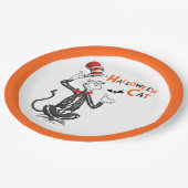 Dr. Seuss | Halloween Cat in the Hat Pappteller (Schrägansicht)