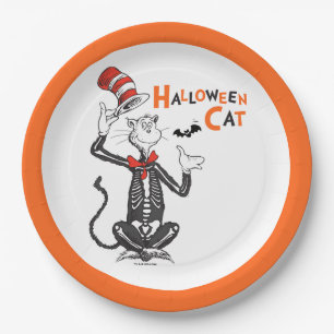 Dr. Seuss Halloween Cat in the Hat Pappteller