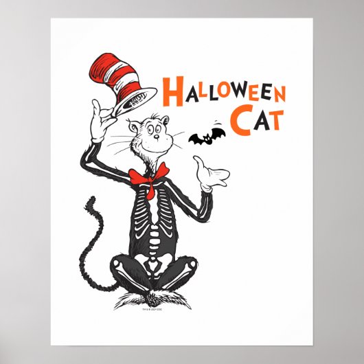 Dr. Seuss | Halloween Cat in the Hat Poster (Vorne)