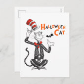 Dr. Seuss | Halloween Cat in the Hat Postkarte (Vorne/Hinten)