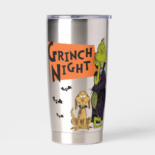 Dr. Seuss Halloween Grinch Nacht Grafik Thermobecher
