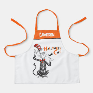 Dr. Seuss Halloween-Katze im Hut Schürze