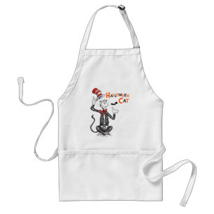 Dr. Seuss Halloween-Katze im Hut Schürze