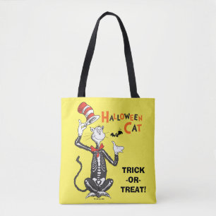 Dr. Seuss Halloween-Katze im Hut Tasche