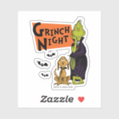 Dr. Seuss | Hallowen Grinch Night Graphic Aufkleber (Blatt)