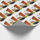 Dr. Seuss | Hallowen Grinch Night Graphic Geschenkpapier (Ecke)