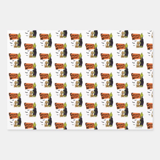 Dr. Seuss | Hallowen Grinch Night Graphic Geschenkpapier Set (Vorderseite 2)