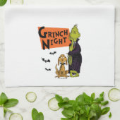 Dr. Seuss | Hallowen Grinch Night Graphic Geschirrtuch (Gefaltet)