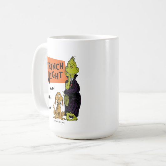 Dr. Seuss | Hallowen Grinch Night Graphic Kaffeetasse (Vorderseite Links)