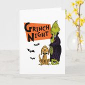 Dr. Seuss | Hallowen Grinch Night Graphic Karte (Gelbe Blume)