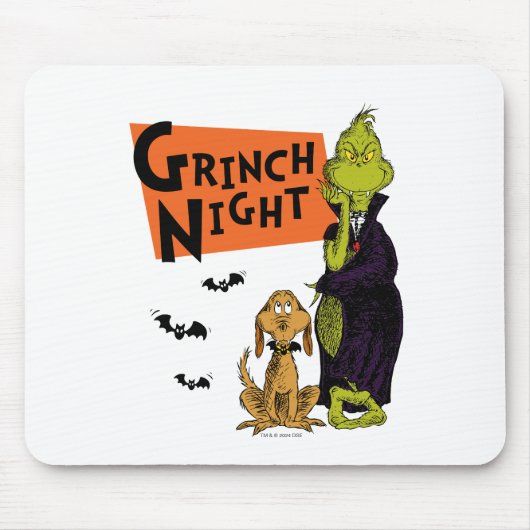 Dr. Seuss | Hallowen Grinch Night Graphic Mousepad (Vorne)