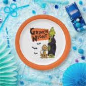 Dr. Seuss | Hallowen Grinch Night Graphic Pappteller (Party)