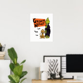 Dr. Seuss | Hallowen Grinch Night Graphic Poster (Heimbüro)