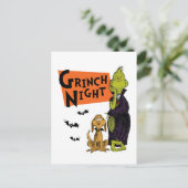 Dr. Seuss | Hallowen Grinch Night Graphic Postkarte (Stehend Vorderseite)