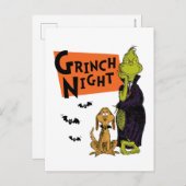 Dr. Seuss | Hallowen Grinch Night Graphic Postkarte (Vorne/Hinten)