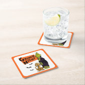 Dr. Seuss | Hallowen Grinch Night Graphic Rechteckiger Pappuntersetzer (Vor Ort)