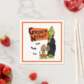 Dr. Seuss | Hallowen Grinch Night Graphic Serviette (Beispiel)