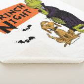 Dr. Seuss | Hallowen Grinch Night Graphic Sherpadecke (3/4)