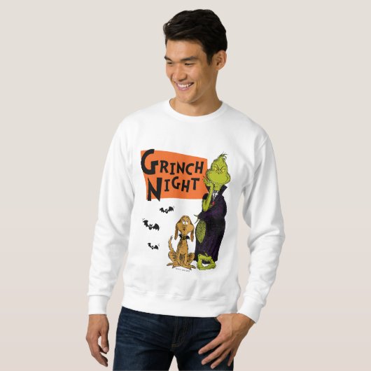 Dr. Seuss | Hallowen Grinch Night Graphic Sweatshirt (Vorne ganz)