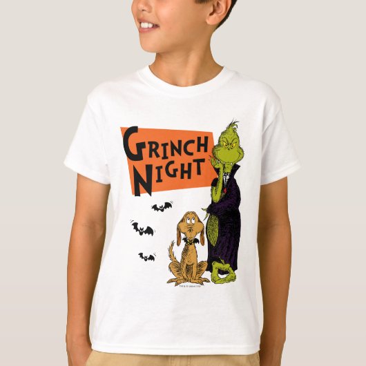 Dr. Seuss | Hallowen Grinch Night Graphic T-Shirt (Vorderseite)