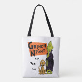 Dr. Seuss | Hallowen Grinch Night Graphic Tasche (Rückseite)