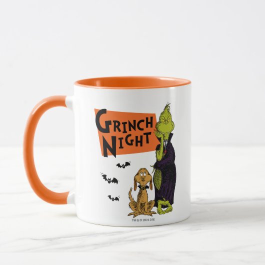 Dr. Seuss | Hallowen Grinch Night Graphic Tasse (Links)