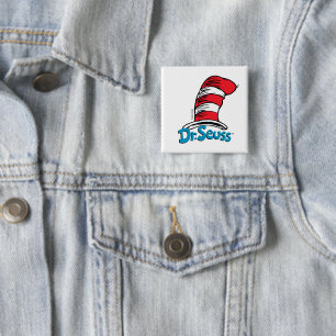 Dr. Seuss Hat Logo Button