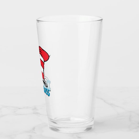 Dr. Seuss Hat Logo Glas (Links)