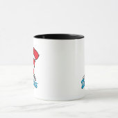 Dr. Seuss Hat Logo Kaffeetasse (Zentrum)