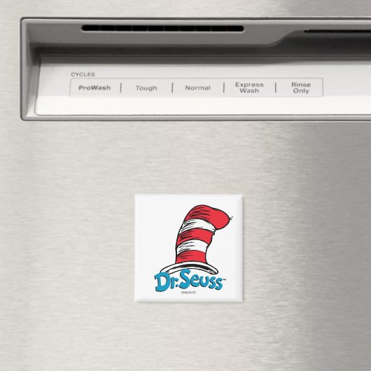 Dr. Seuss Hat Logo Magnet (In Situ (Geschirrspüler))