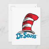 Dr. Seuss Hat Logo Postkarte (Vorne/Hinten)