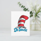Dr. Seuss Hat Logo Postkarte (Stehend Vorderseite)