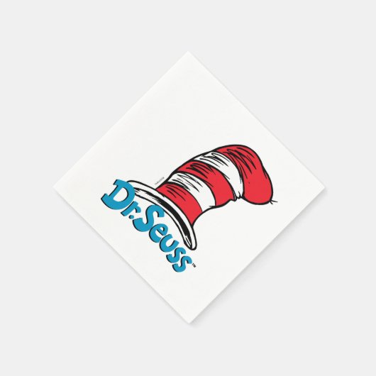 Dr. Seuss Hat Logo Serviette (Ecke)